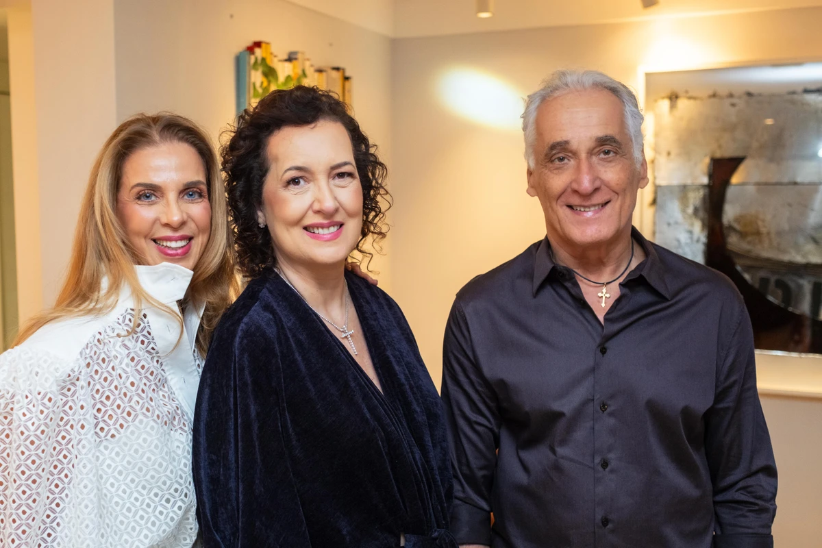 Andrea Covre, Sandra Matias e Marcelo Machado