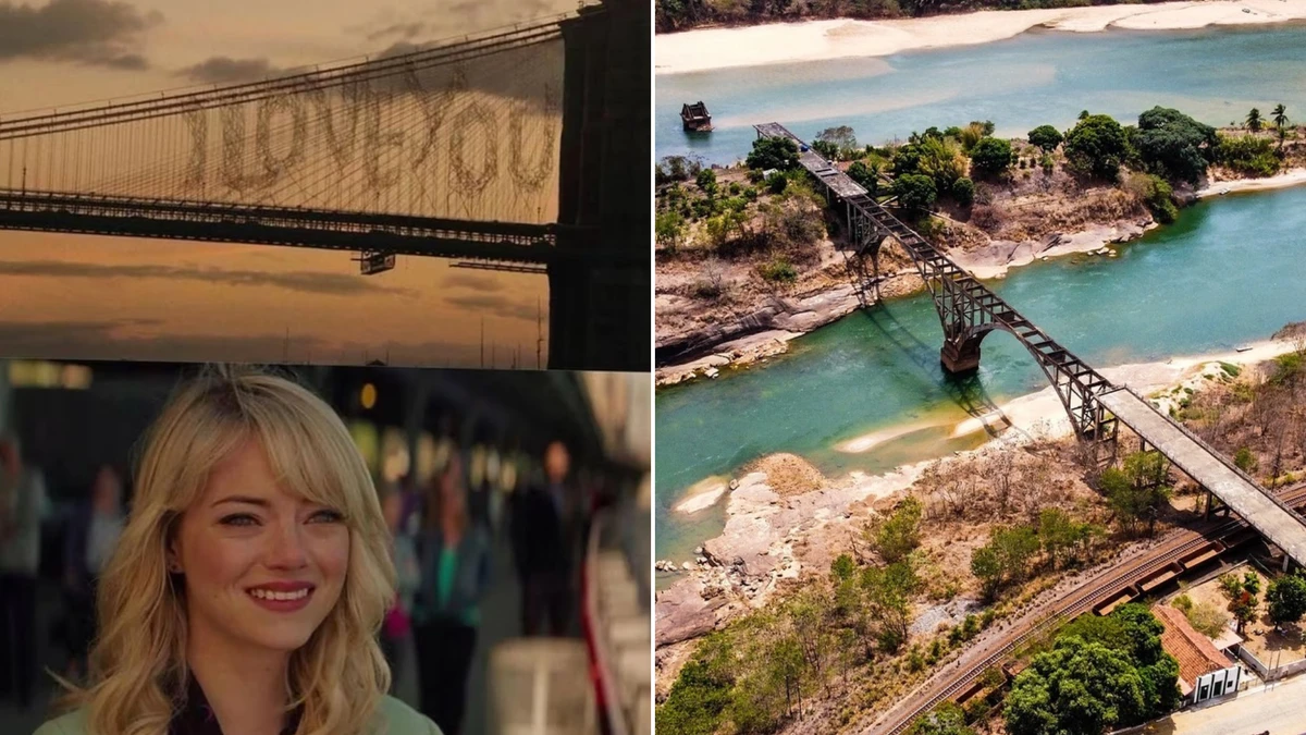 Filme O Espetacular Homem-Aranha 2 (2014) e a Ponte Inacabada de Itapina