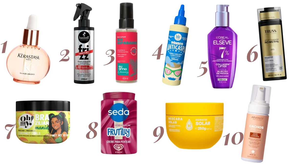 Lançamentos de produtos para o cabelo