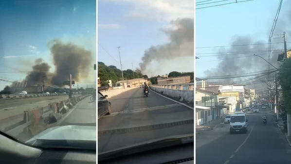 Corpo de Bombeiros foi acionado para o combate no fim da tarde desta terça-feira (17)