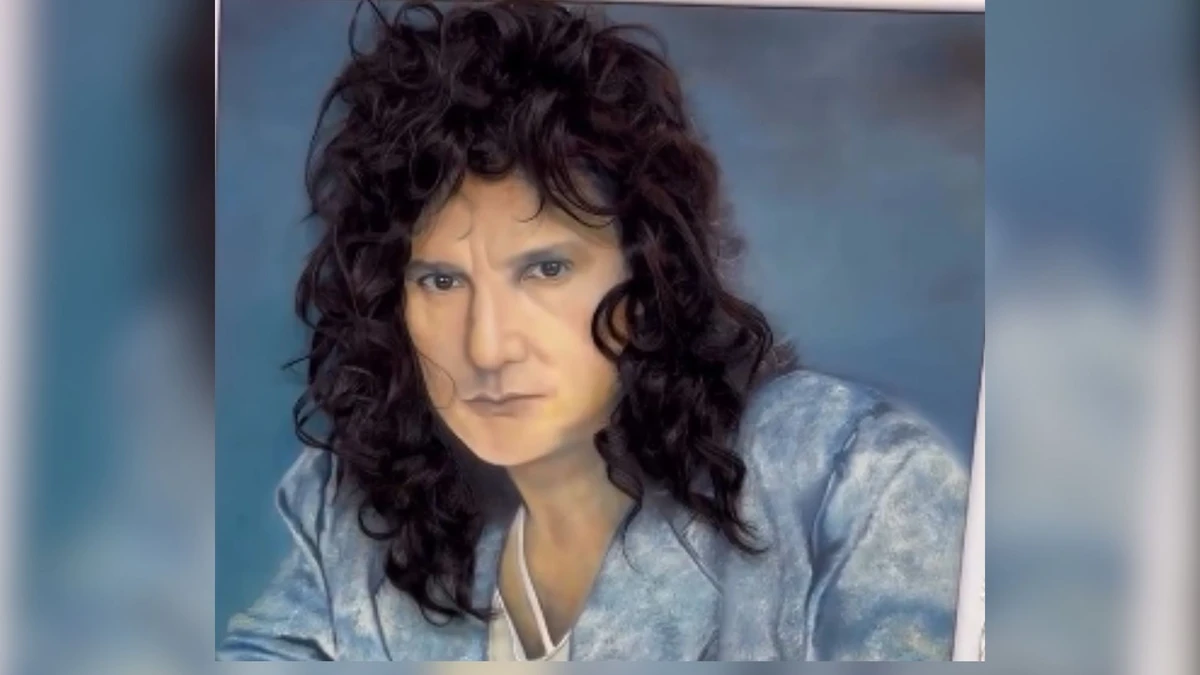 O curioso quadro com cabelo de verdade feito em homenagem a Roberto Carlos