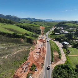 Operação faz parte das obras de duplicação no trecho da rodovia que liga as cidades de Iconha e Anchieta, no Sul do ES