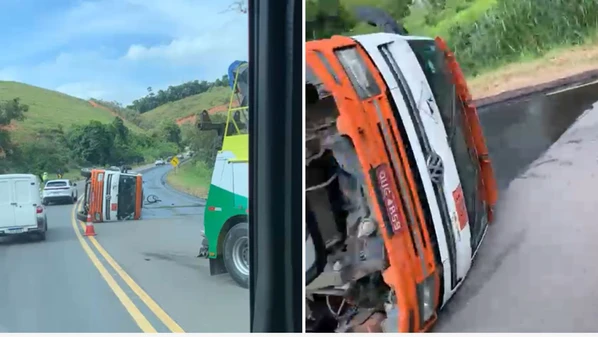 Batida ocorreu na tarde de quinta-feira (18) e ninguém ficou ferido; parte da pista foi interditada e trânsito desviado