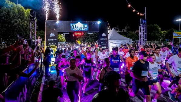 A Vitória Night Run acontece no dia 28 de março, agora com largada e chegada na Praça Getúlio Vargas, no Centro