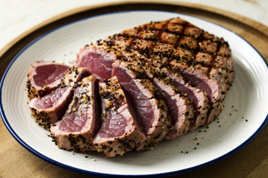 Atum com crosta de gergelim (Imagem: dami78misca | Shutterstock) 