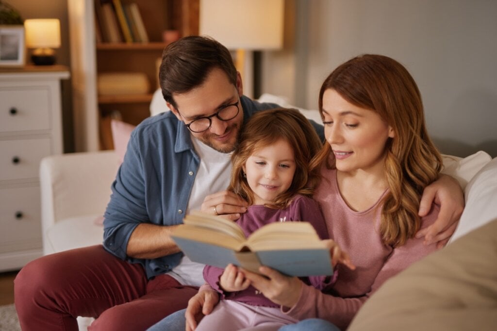 O convívio com a leitura na infância fortalece a expressão verbal, desperta a criatividade e aumenta a capacidade de concentração (Imagem: StockPhotoDirectors | Shutterstock)
