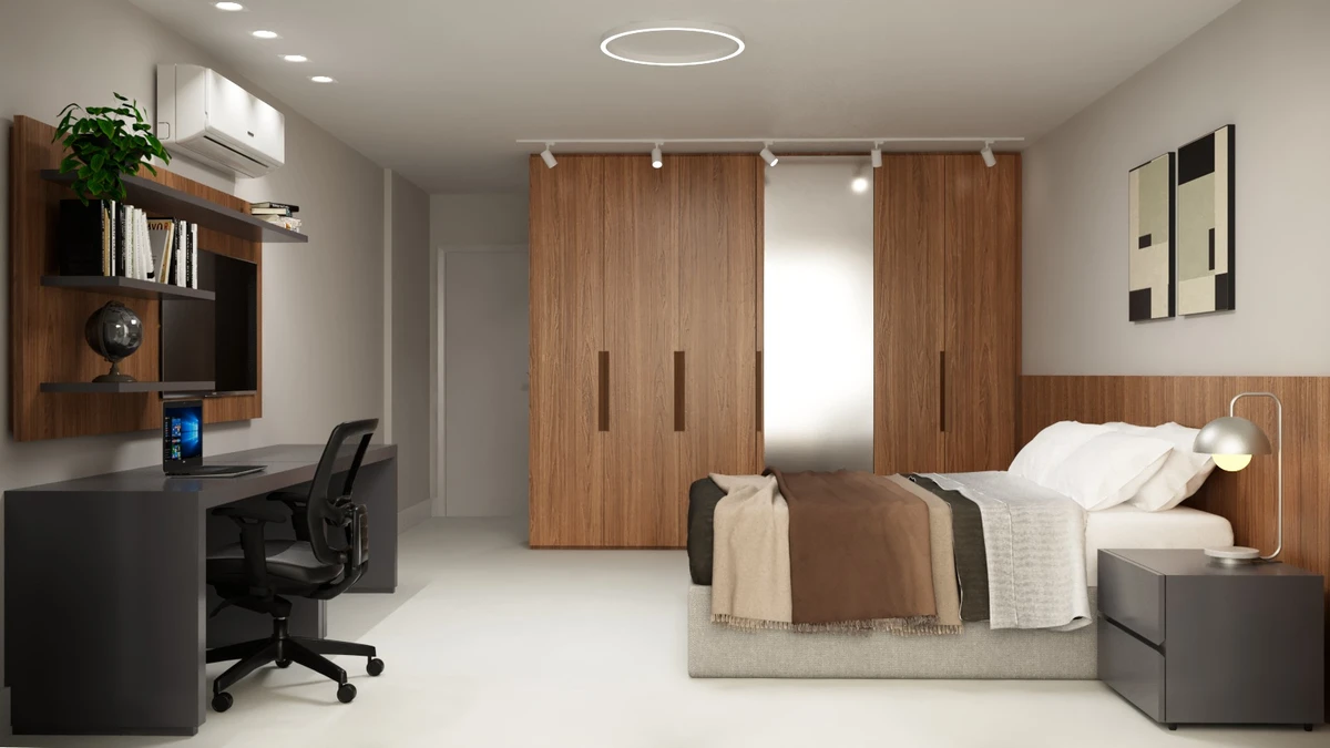 Projeto assinado por Augusto Pacheco para um espaço pequeno