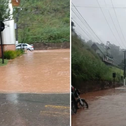 Defesa Civil Municipal está monitorando áreas afetadas após chuvas intensas que ocorreram na tarde de quinta-feira (19)
