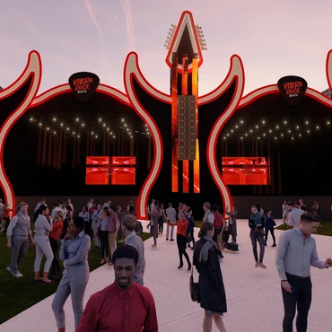 Imagem - Vibra Rock Brasil traz megapalco com cenografia de guitarras gigantes