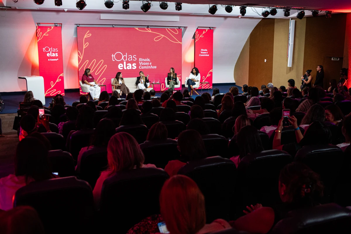 Auditório lotado para a primeira edição do Todas Elas de 2026