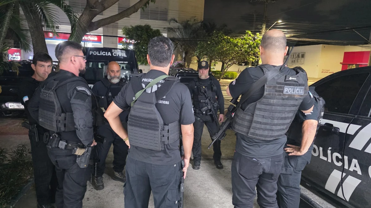 PCES deflagra operação em Terra Vermelha na manhã desta quinta-feira (19) por Divulgação | Polícia Civil 