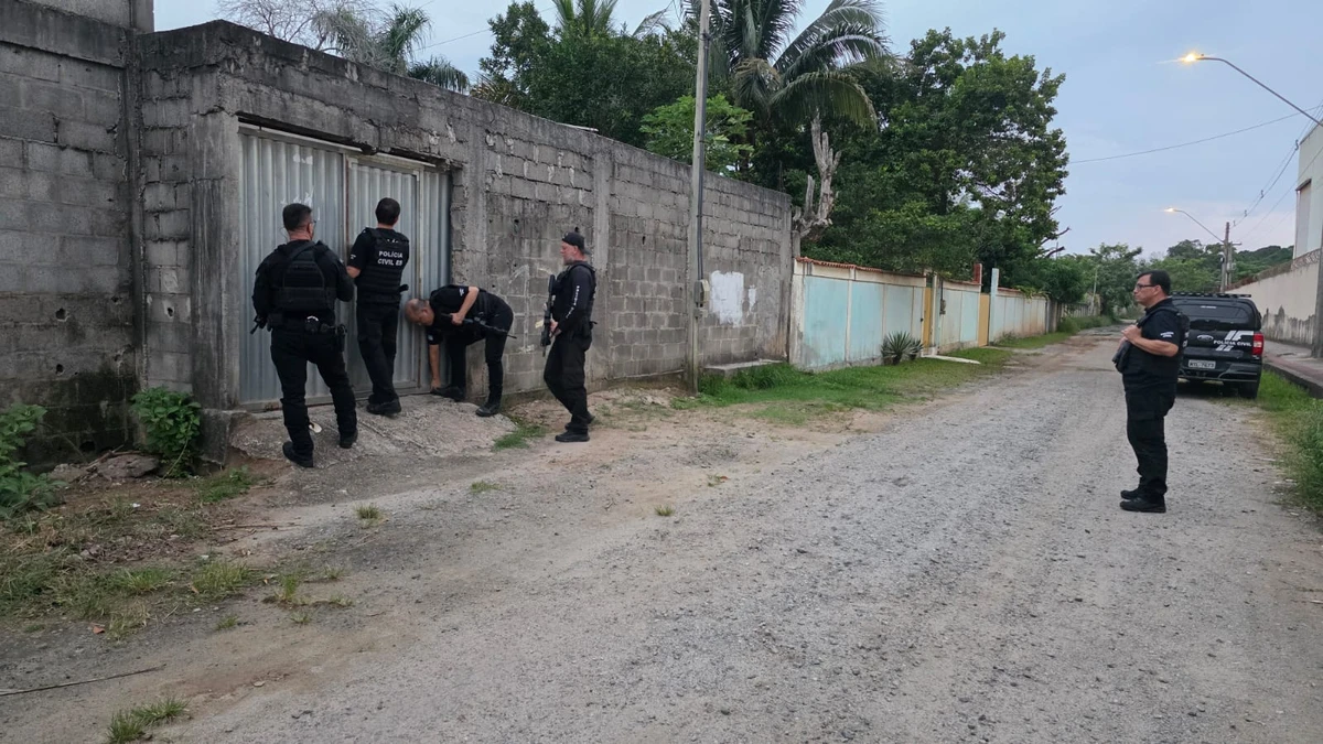 PCES deflagra operação em Terra Vermelha na manhã desta quinta-feira (19) por Divulgação | Polícia Civil