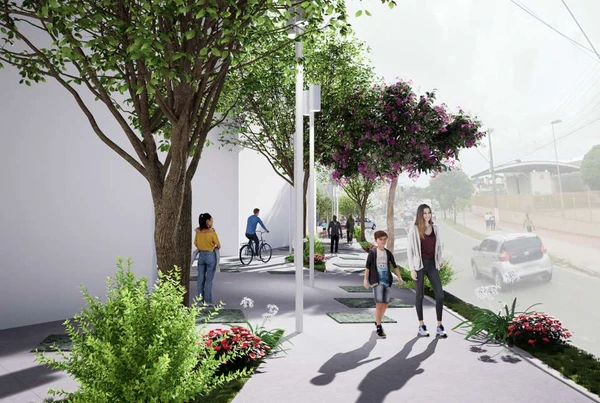 Projeto mostra como Vila Rubim e Ponte Seca devem ficar após obras de revitalização por Reprodução