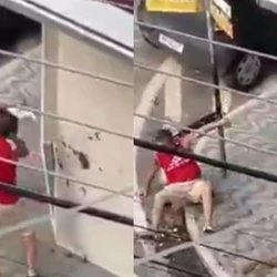 Os dois homens começaram a discutir e se ofender verbalmente no meio da rua até que a agressão aconteceu. O caso aconteceu em Jardim América