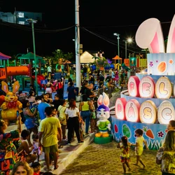 Decoração temática, ovos gigantes e experiências interativas levam o clima da Páscoa a diferentes regiões da Grande Vitória