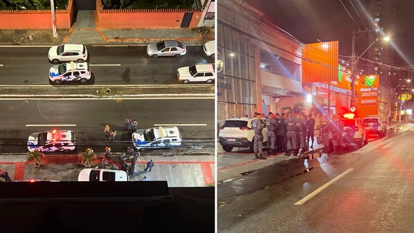 Guarda Municipal afirma que o militar ignorou o bloqueio das obras do sistema binário e o acusa de desacato. O oficial nega as acusações e diz que foi agredido durante a abordagem