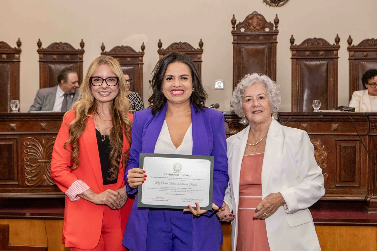 Claudia Santos Garcia, Kelly Andrade e Elizabeth Lordes