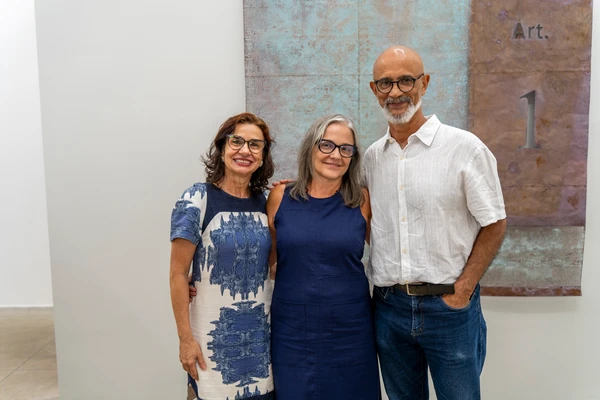 Monica Saldanha, Isabela Frade e Fernando Augusto