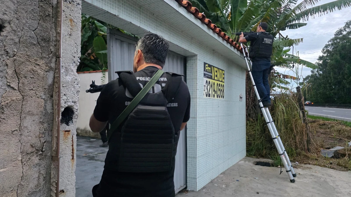 PCES dá continuidade à operação em Terra Vermelha nesta sexta-feira (20) por Divulgação | Polícia Civil