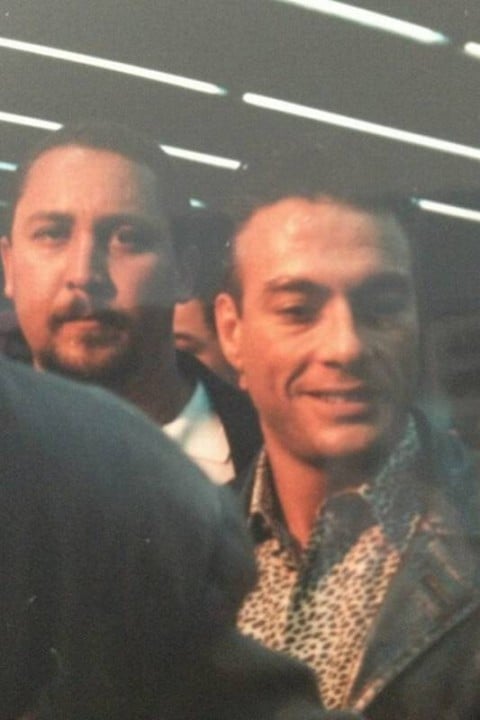 Renato da Silva com Jean Claude Van Damme 