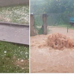 Temporal intenso durou cerca de 1h, mas Defesa Civil Municipal afirma que não foram causados grandes prejuízos