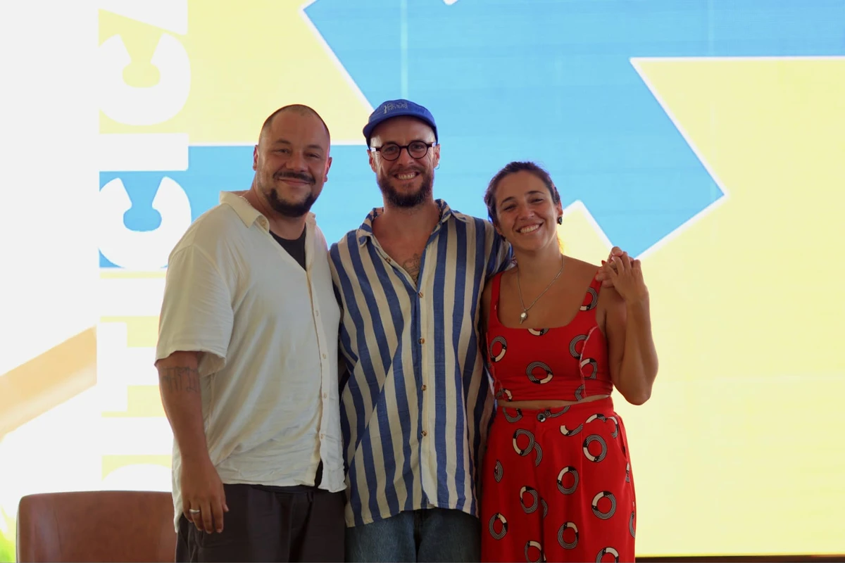 Raphael Escobar, Joe Buggilla e Bia Morgado
