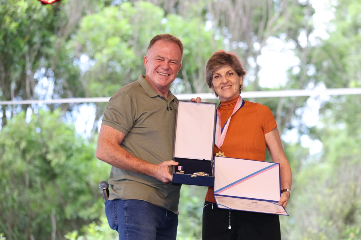 Renato Casagrande e Cristina Engel