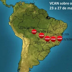 Fenômeno atmosférico favorece pancadas intensas nesta primeira semana do outono; instabilidade deve perder força até sexta-feira (27)