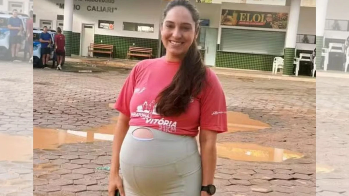 Alice Vilarino treina corrida quatro vezes por semana desde o início da gestação