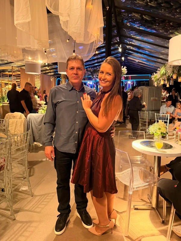 André Luiz de Abreu e  Adriana Jenner