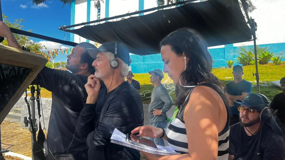 Bastidores da gravação do filme 