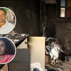 Ocorrência foi registrada na madrugada desta quarta-feira (25), no Morro do Quadro; mulher de 56 anos e homem de 54 anos moravam juntos