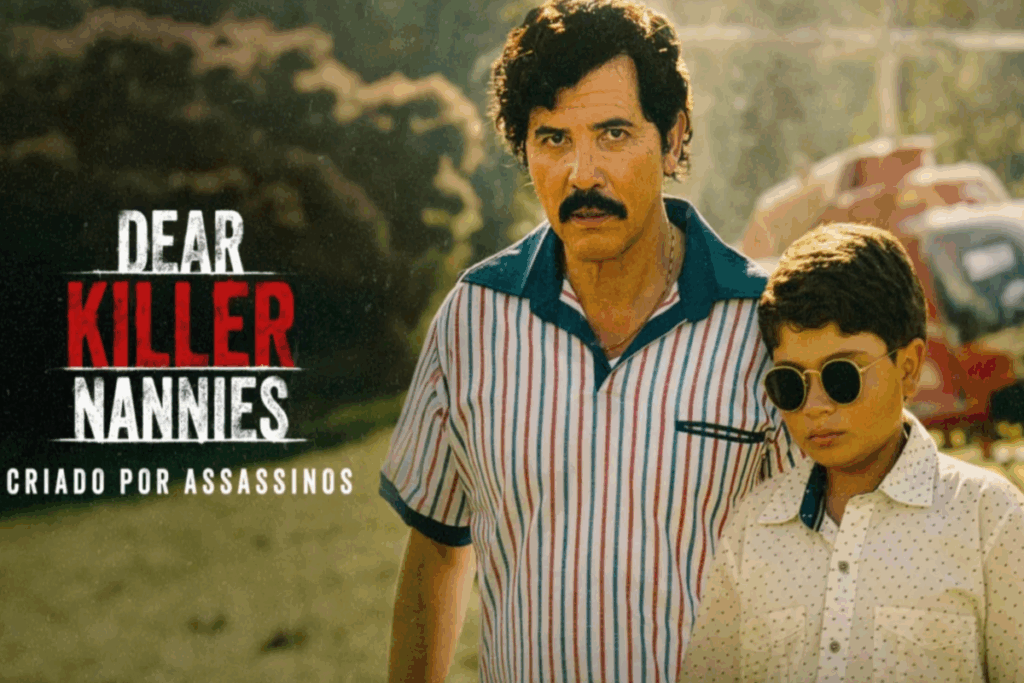 “Dear Killer Nannies: Criado por Assassinos” narra a infância do filho de Pablo Escobar entre assassinos que se tornaram seus protetores (Imagem: Reprodução digital | Disney+)