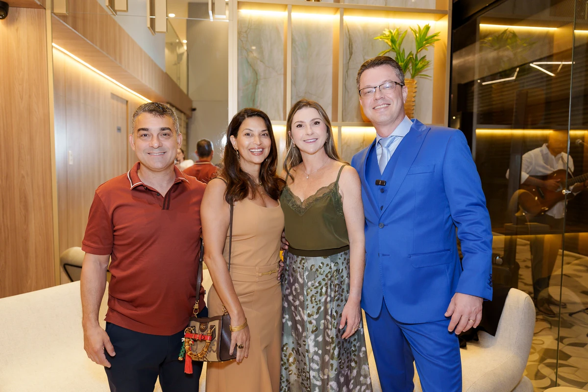 Marcelo Serafim, Daniella Fontes, Lelian Lacerda e Paulo Mansur
