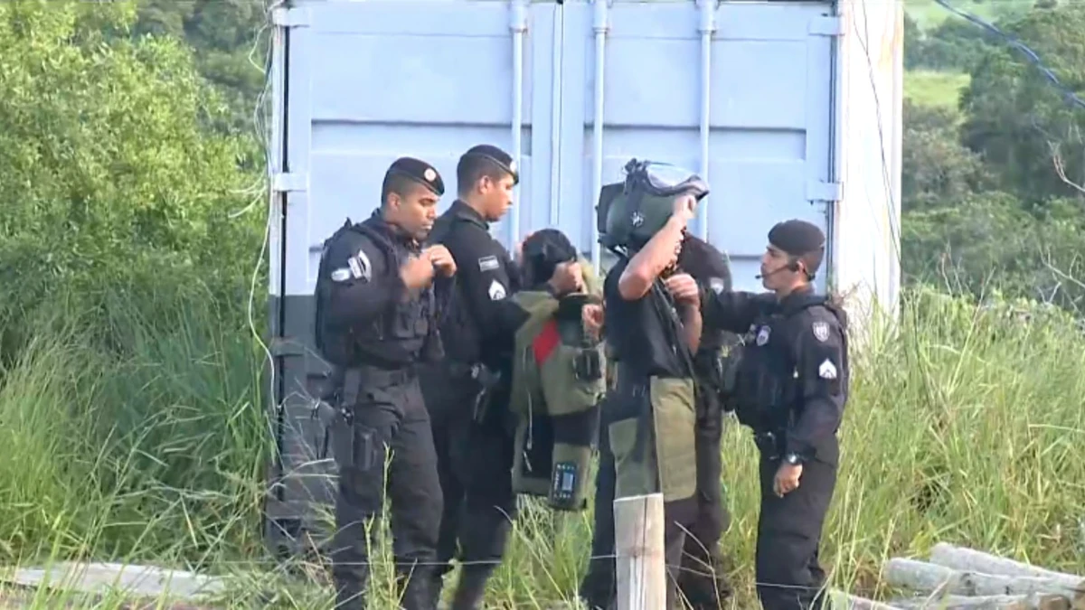 O Esquadrão AntiBombas do Batalhão de Missões Especiais esteve na explosão na Serra