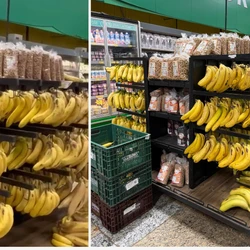 Cena curiosa aconteceu em estabelecimento no bairro Marbrasa, chamou a atenção e dividiu opiniões nas redes sociais; veja o flagra