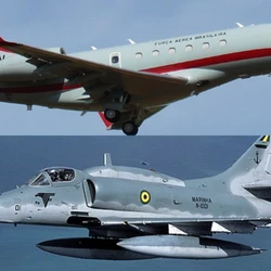 Aeronaves do Geiv e também um caça da Marinha do Brasil se alternam desde a última segunda-feira (23) em operações distintas na região do aeroporto da Capital capixaba