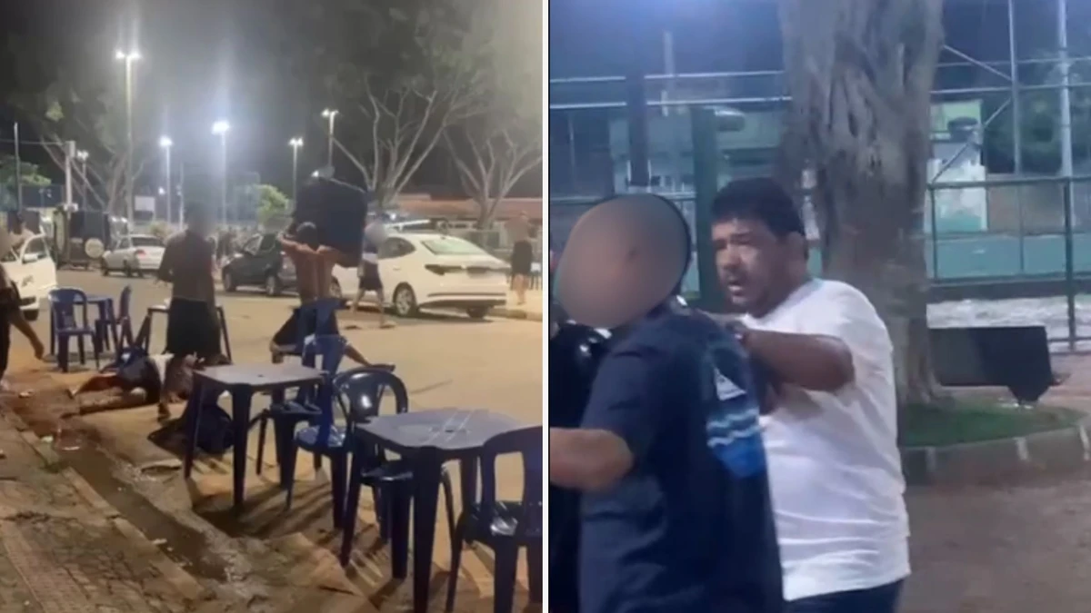 amom Alves Marques, de 43 anos, e o suspeito de o matar Gideon Ferreira Braga brigaram antes da vítima ser assassinada