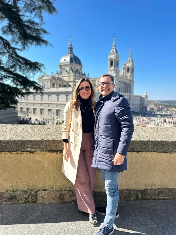 O chef Ari Cardoso e sua esposa Fernanda