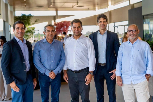 Rodrigo Laranja, Douglas Vaz, Werle Silva, Diogo Barreto e José Luiz Orlandi