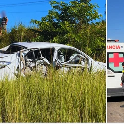 O motorista de um dos carros contou que seguia para Vila Velha quando o outro automóvel invadiu a pista contrária