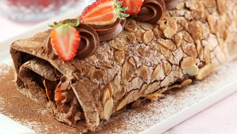 Rocambole Nuvem de chocolate da chef Andrea Souto (La Creme)