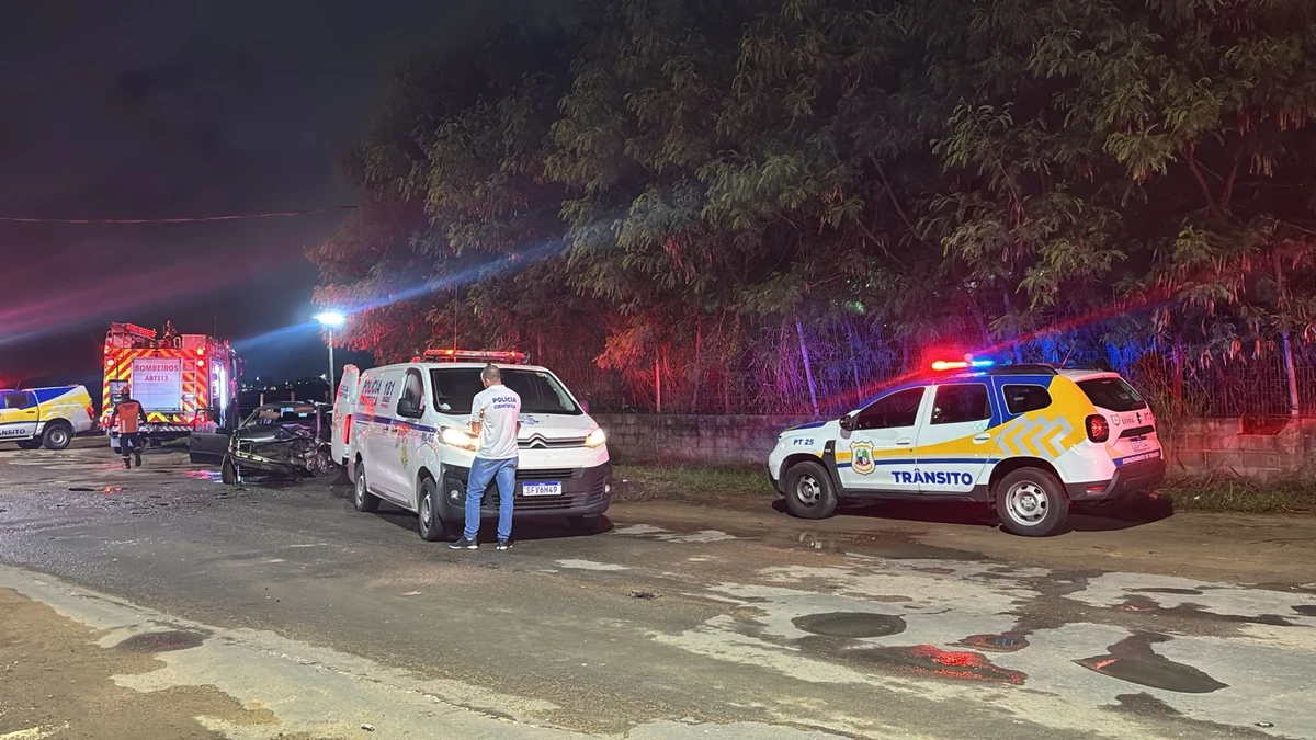 Acidente na serra deixou um morto e dois feridos na Serra por Cris Martinelli