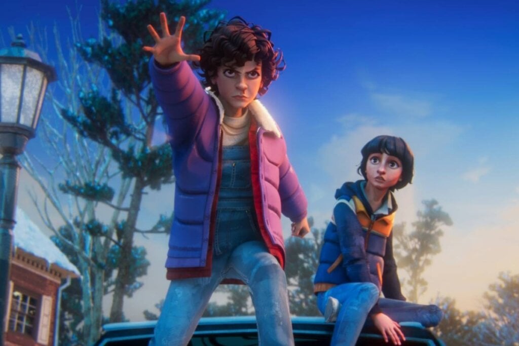 Em “Stranger Things: Histórias de 85”, os personagens retornam a Hawkins para enfrentar um novo mistério paranormal durante o inverno de 1985 (Imagem: Reprodução digital | Netflix)