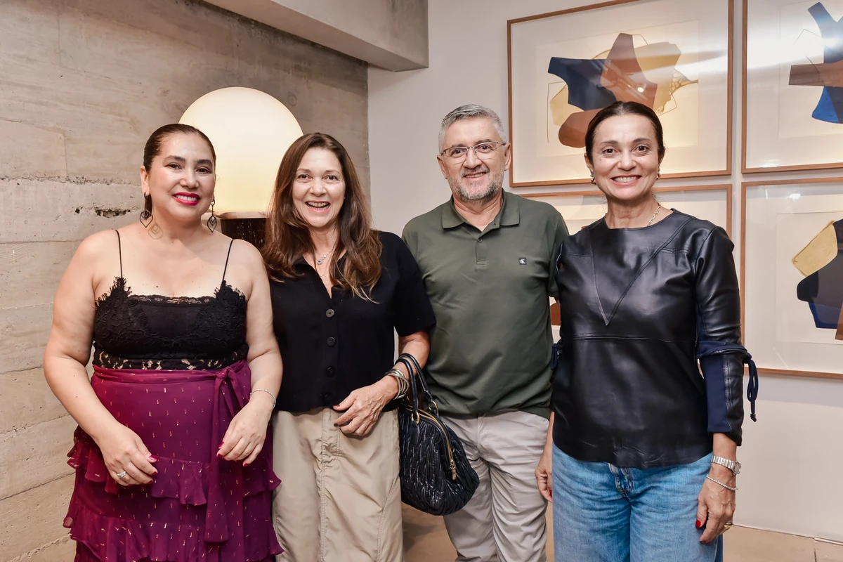 Gorete Thorey, Cledina Freire, Geraldo Lino e Andreia Biccas