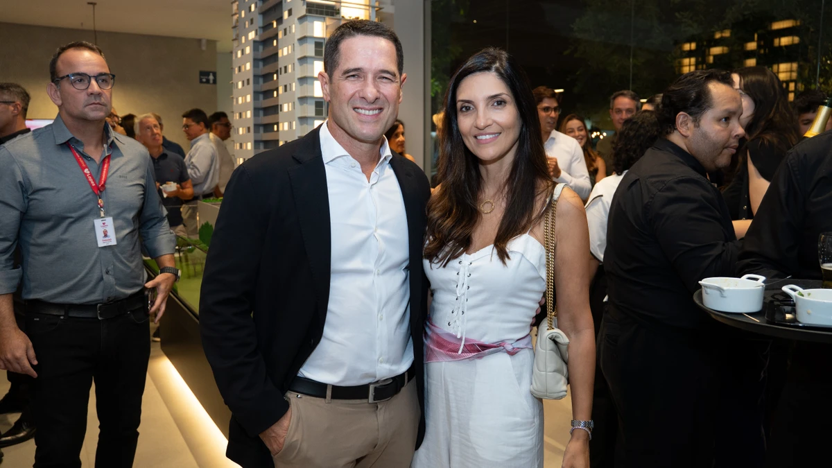 Renato Sandri, diretor da RS Construtora, e Sandra Sandri