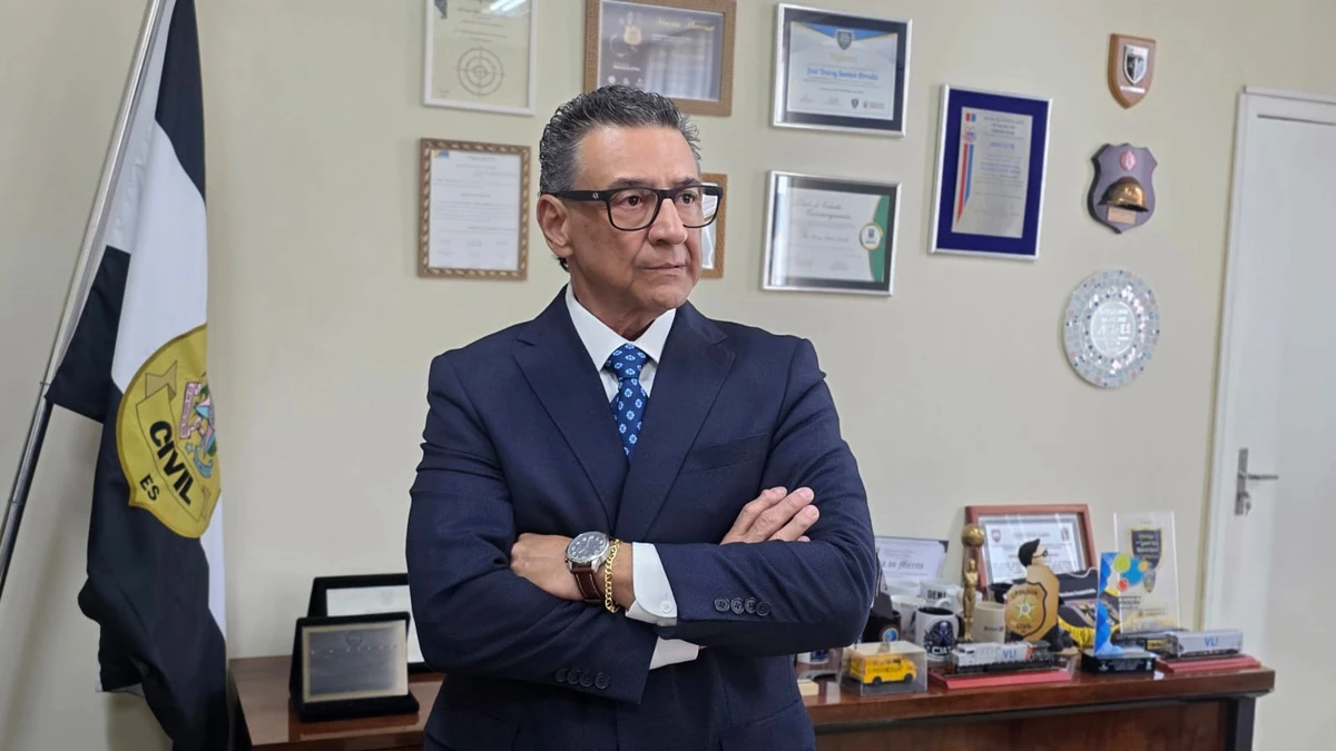 José Darcy Arruda, delegado-geral da Polícia Civil do Espírito Santo