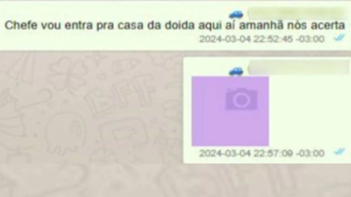 Troca de mensagens entre o policial civil Eduardo Tadeu e o traficante Yago apontam ligação