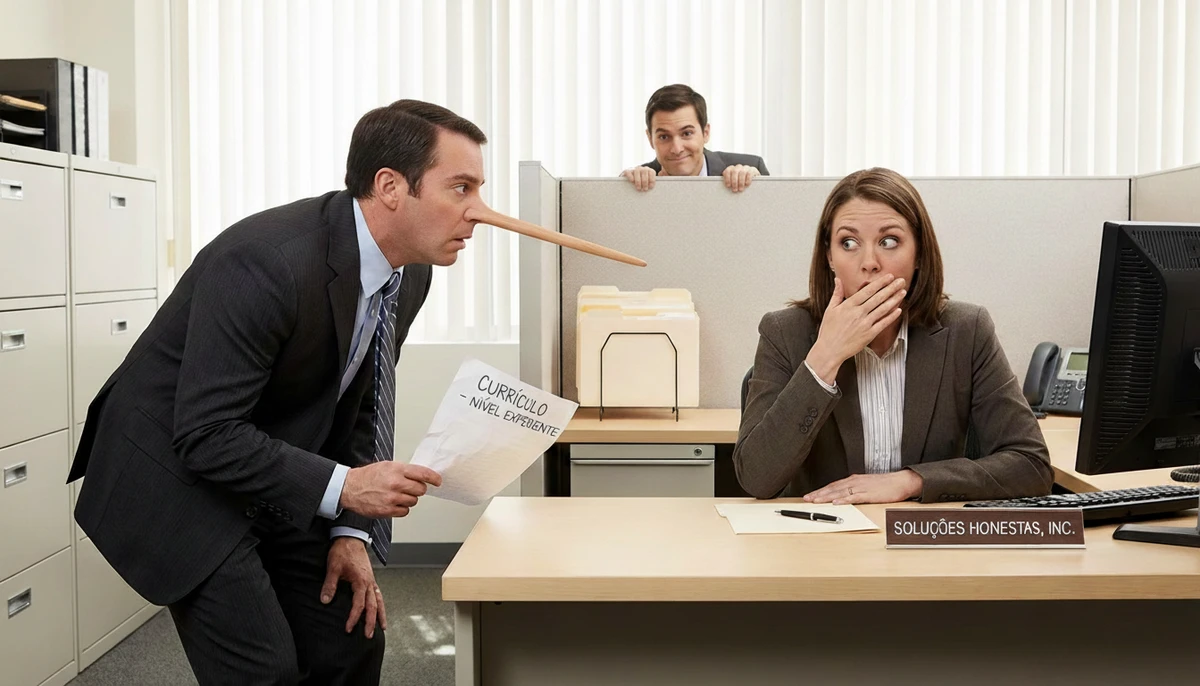 As mentiras mais comuns nos currículos e como elas são descobertas por recrutadores
