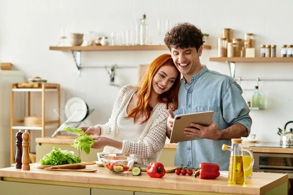 Os relacionamentos têm um papel importante na formação e manutenção de hábitos saudáveis entre o casal (Imagem: LightField Studios | Shutterstock)
